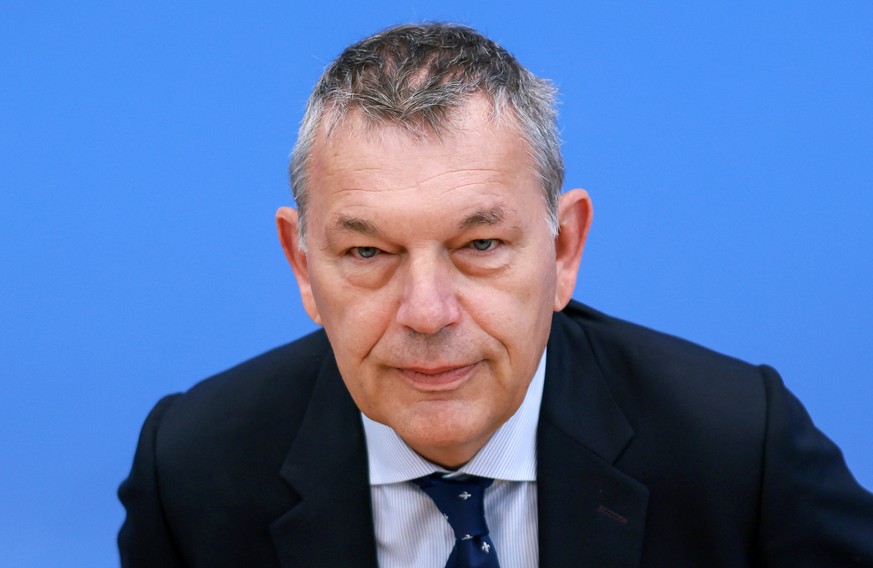 epa12194059 Commissioner-General of the United Nations Relief and Works Agency for Palestine Refugees in the Near East (UNRWA) Philippe Lazzarini attends a news conference in Berlin, Germany, 24 June  ...