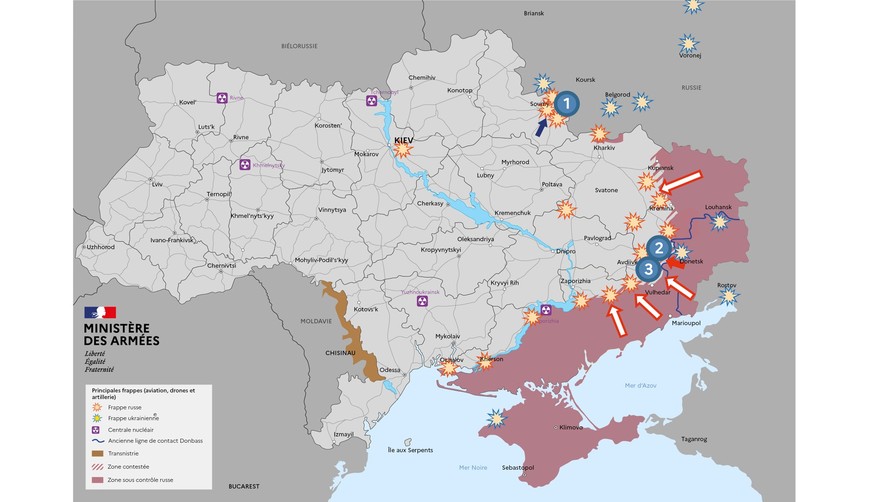 Le point sur le front ukrainien le 12 août avec le ministère français des armées.
