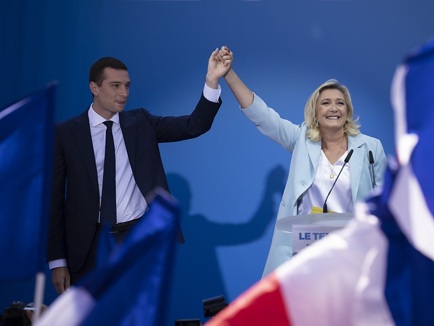 A 27 ans, Jordan Bardella succédera à Marine Le Pen à la tête du RN (archives).