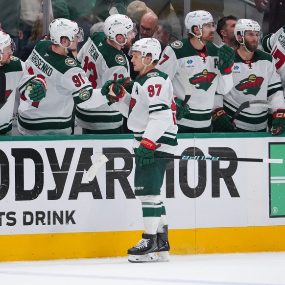 Kirill Kaprizov (97) a brillé mardi face aux Stars