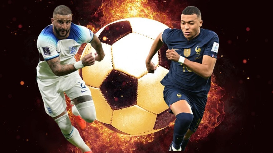 Kyle Walker et Kylian Mbappé joueront un match dans le match à France-Angleterre.