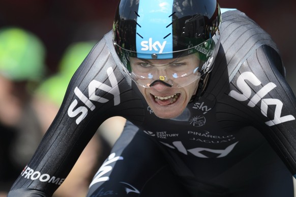 Winner of the 68th Tour de Romandie British Chris Froome of team Sky Procycling, in action during the 5th and last stage, a 18,5 km race against the clock, at the 68th Tour de Romandie UCI ProTour cyc ...