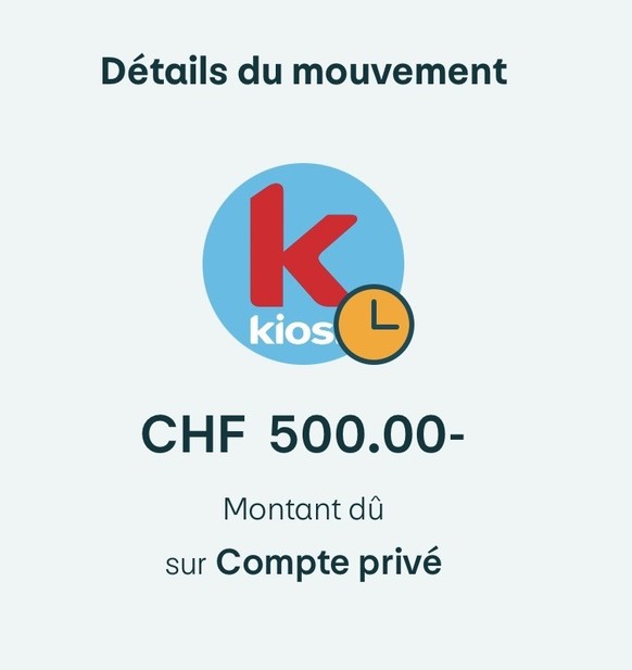 Le montant est resté quatre jours en attente, mais personne ne peut rien faire.