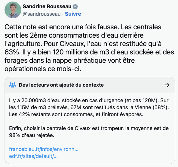 Sandrine Rousseau est 140e.
