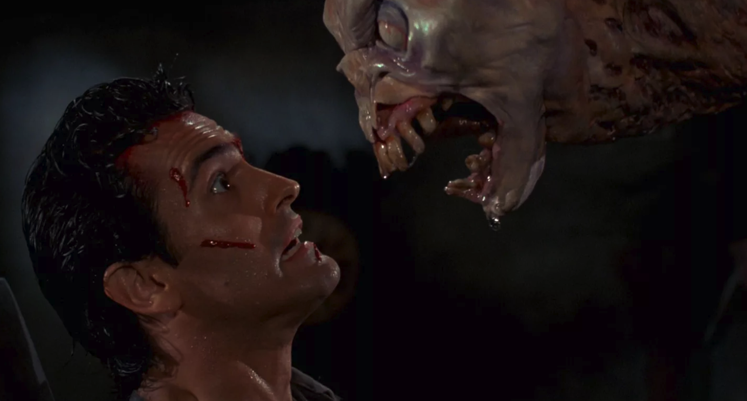 Evil Dead 2 (Evil Dead 2: Dead by Dawn) est un film d&#039;horreur américain réalisé par Sam Raimi, sorti en 1987.