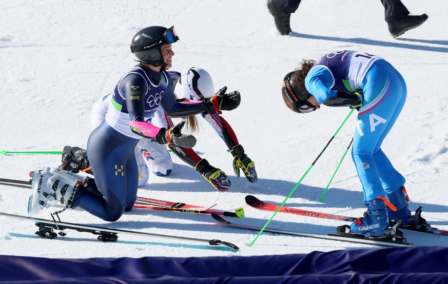 Une scène d'anthologie a eu lieu en ski alpin