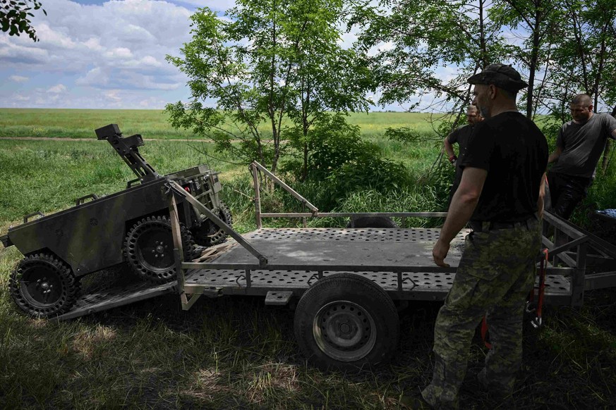 Le rôle des robots et des drones prend toujours plus d'importance sur le front ukrainien.