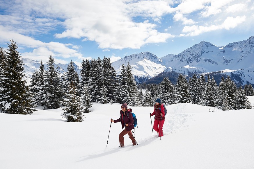 Arosa Schneeschuhtouren für Anfänger, Rauszeit Prätschalp