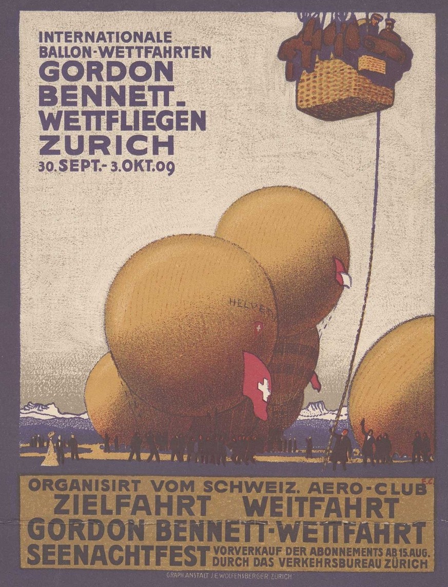 Publicité pour le concours de vol à Zurich, 1909.
https://permalink.nationalmuseum.ch/100266667