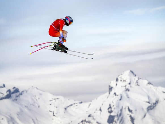 Fanny Smith, ici à Veysonnaz en janvier, a conclu sa saison sur une 4e place.