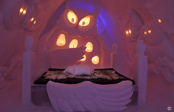 Ice Hotel en Laponie suédoise.