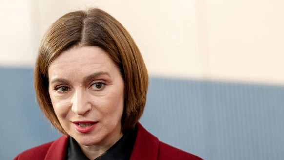 Maia Sandu, résidente de la république de Moldavie.