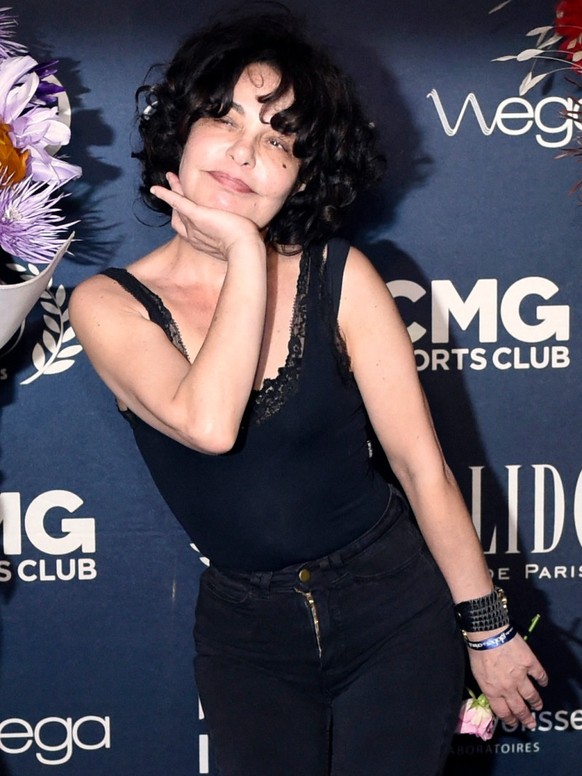 (FILES) French actress Isabelle Mergault poses as she arrives for the 10th edition of the Globes de Cristal award ceremony (arts and culture) in Paris on April 13, 2015. Isabelle Mergault died at the  ...