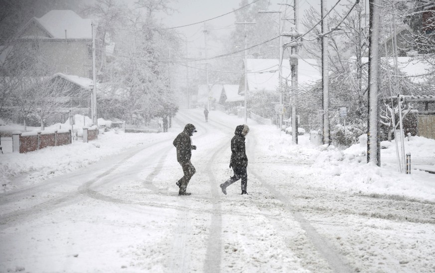 Les conditions hivernales en Californie, le 28 février dernier.