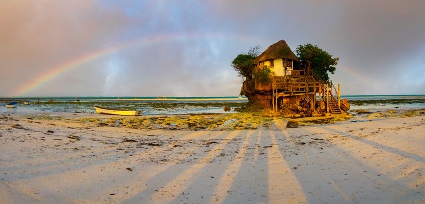 Schönste Strände der Welt für 2026 Sansibar Tansania  Chwaka Bay, Michamvi The Rock Restaurant