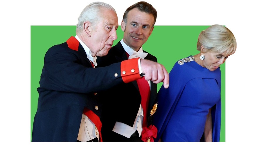 La visite de Macron chez Charles III a failli mal tourner