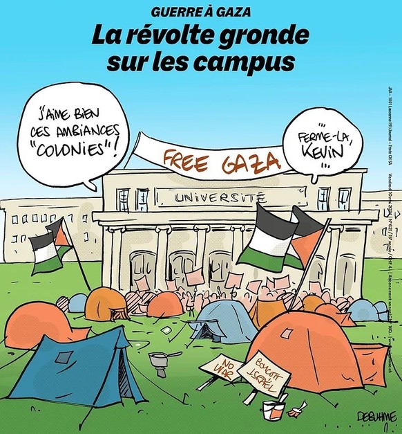 Une du journal Vigousse, le «petit satirique romand».
