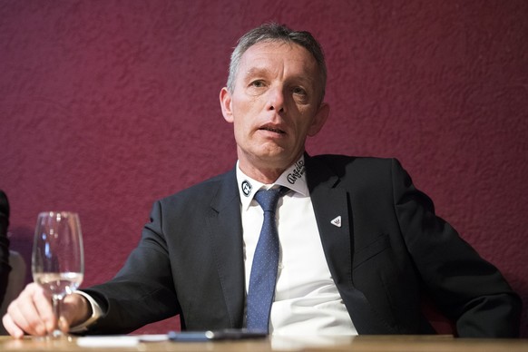 Michel Volet, ici en 2018, voue une grande admiration à Julien Sprunger. (KEYSTONE/Anthony Anex)