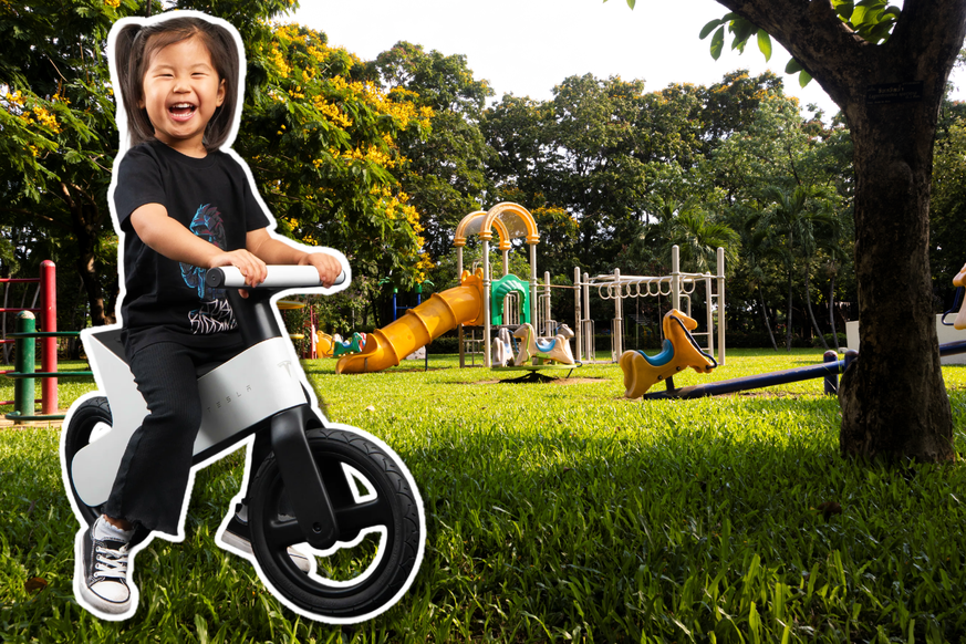 Le Balance Bike de Tesla pourrait devenir le nouveau jeu à la mode chez les enfants.