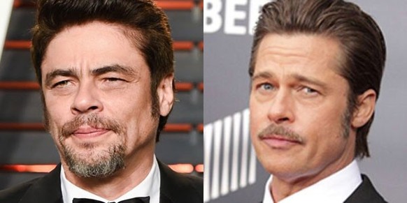 Benicio del Toro &amp;amp; Brad Pitt

https://x.com/patolardons/status/1798865207495893019/photo/1