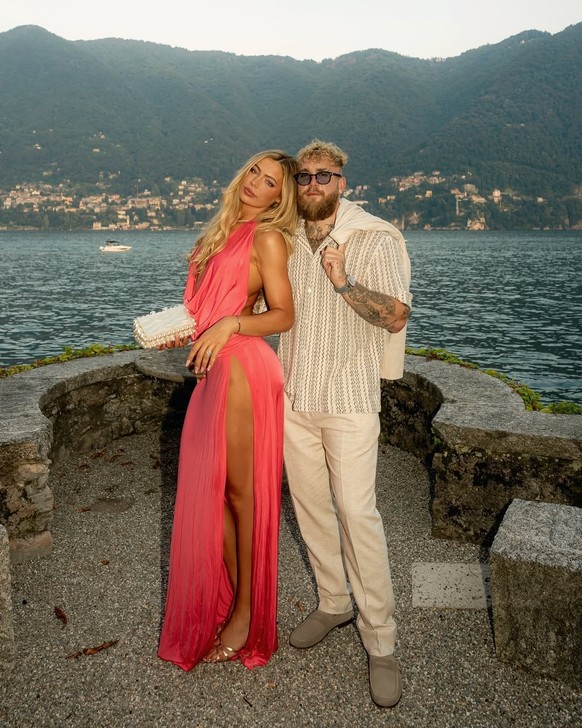 Jutta Leerdam et Jake Paul.