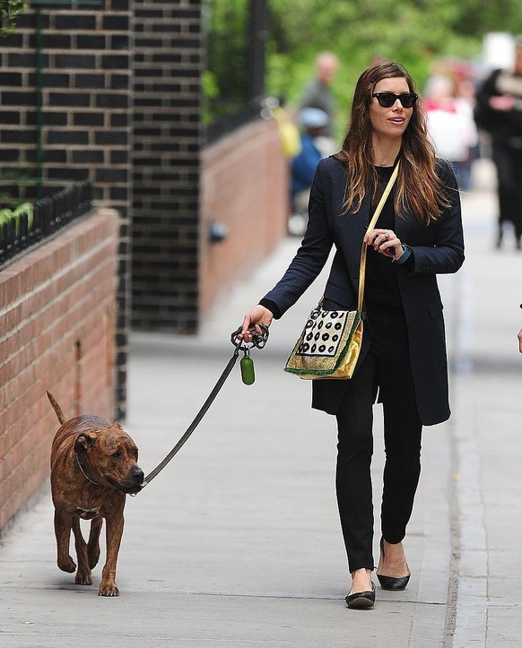 NEW YORK, NY - MAY 06: Jessica Biel is seen in the East Village on May 6, 2013 in New York City. (Photo by Alo Ceballos/FilmMagic)