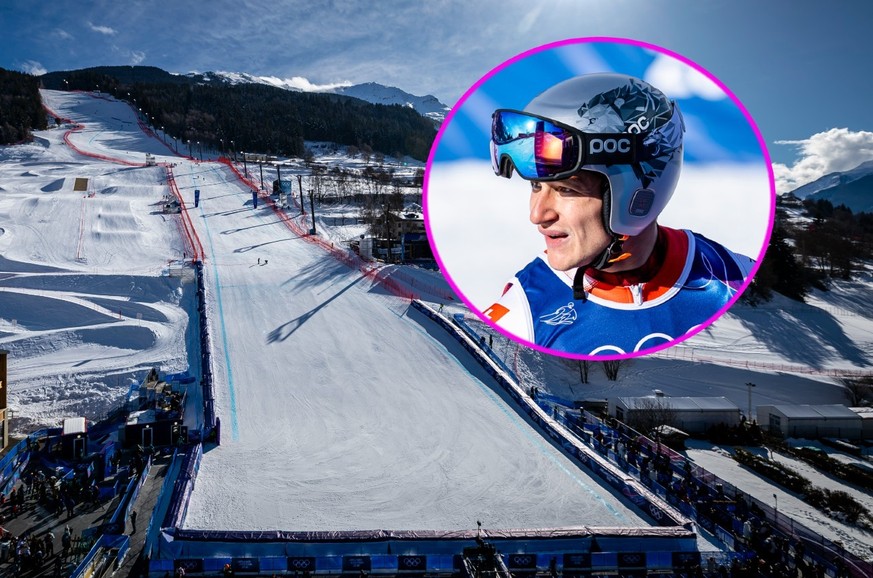 La piste de la descente olympique fait peur