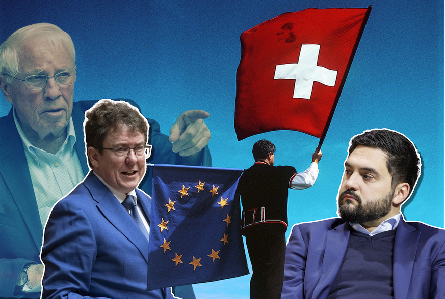 Christoph Blocher, Albert Rösti et Cédric Wermuth: les bilatérales III, entre la Suisse et l&#039;Union européenne (UE), nouveau dossier chaud de la politique suisse?