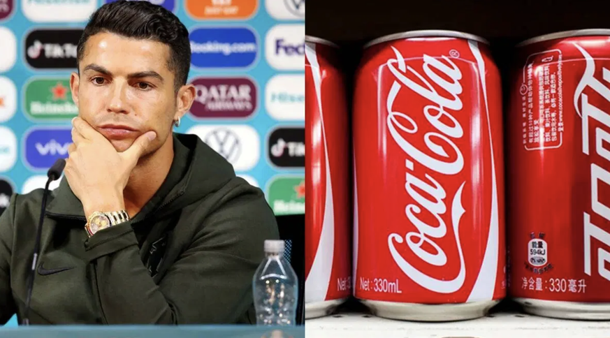 Cristiano Ronaldo publicité sponsoring euro football coca-cola sucre boisson