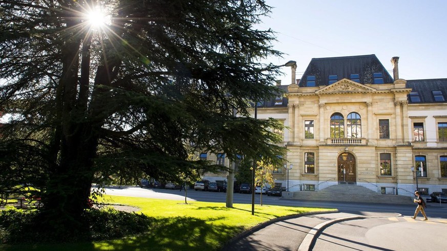 Le batiment principal de l&#039;Université de Neuchâtel.