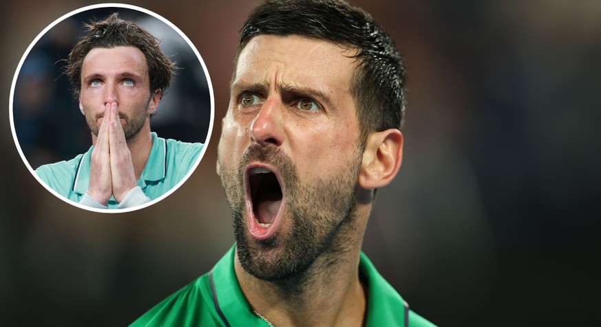 Djokovic n'a pas aimé le geste de son adversaire