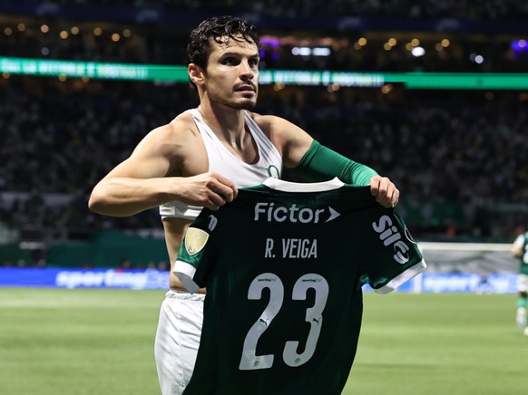 Raphael Veiga de Palmeiras c閘鑒re son goal
