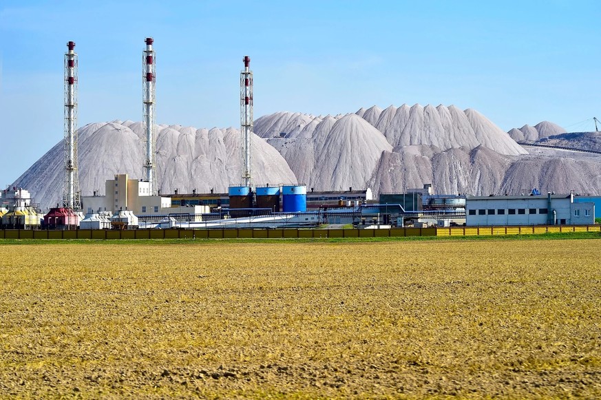 Belarussischer Exportschlager: Kaliumdünger-Produktionsstätte von Belaruskali.