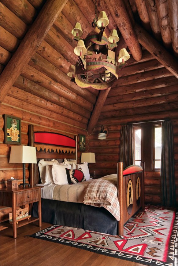 La suite Buckaroo, l'une des quatre chambres de l'aile réservée aux invités de la maison principale.
