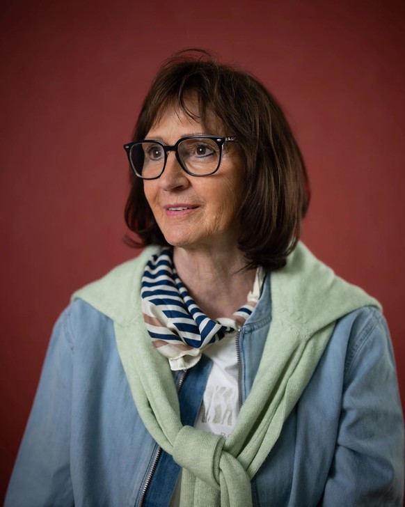 Rita Kalbermatten, 69 ans, habitante de Blatten, en mai 2026. Elle est conservatrice du musée du Lötschental.