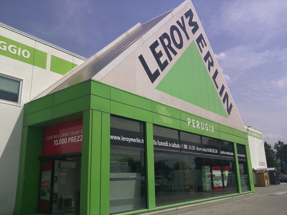 A Leroy Merlin S.A. store in Ospedalicchio, a &quot;frazione&quot; of Bastia Umbra (Umbria, Italy), August 8, 2019.