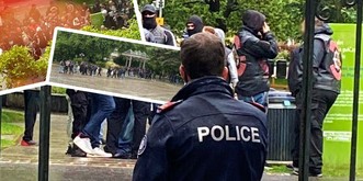 Une centaine de Hells Angels débarquent devant le tribunal de Sion