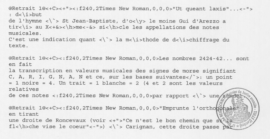 La disquette transmise par les héritiers de Max Valentin et contenant les solutions de la Chouette d&#039;Or