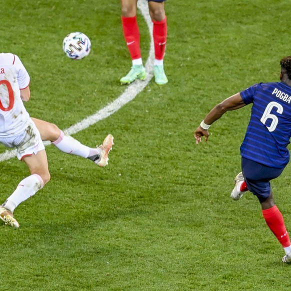 Paul Pogba avait inscrit le 3-1 contre la Suisse à l&#039;Euro 2021, mais les Helvètes l&#039;avaient emporté aux tirs au but en huitièmes de finale