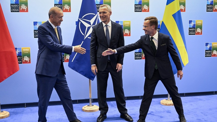 Erdogan soutient l&#039;adhésion de la Suède à l&#039;Otan lors du sommet de Vilnius.
Le secrétaire général de l&#039;Alliance, Jens Stoltenberg, salue «une journée historique», après plus d&#039;un a ...