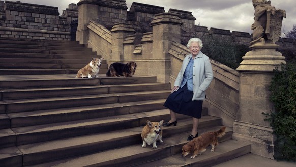 epa05269807 An undated handout photograph made available on21 April 2016 by Annie Leibovitz showing an official photograph released by Buckingham Palace to mark Queen Elizabeth II 90th birthday on 21  ...