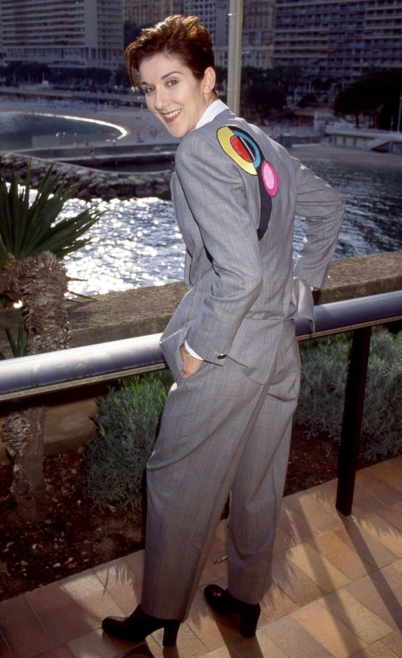MONTE CARLO, MONACO - MAY 3: French Canadian singer and businesswoman Celine Dion, poses for a portrait at the 1995 World Music Awards on May 3, 1995 in Monte Carlo, Monaco. (Photo by Ron Davis/Getty  ...