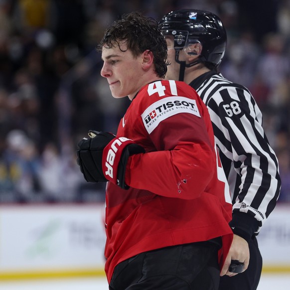 Leon Muggli et la Suisse ont échoué en quarts de finale du Mondial M20