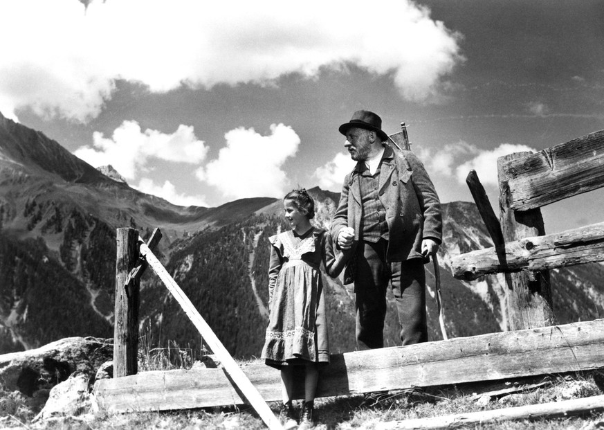 HEIDI, Elsbeth Sigmund, Heinrich Gretler, 1952 Courtesy Everett Collection PUBLICATIONxINxGERxSUIxAUTxONLY Copyright: xCourtesyxEverettxCollectionx MBDHEID EC005