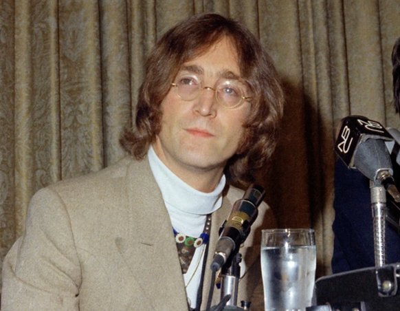 John Lennon excelled in the art of drawing.