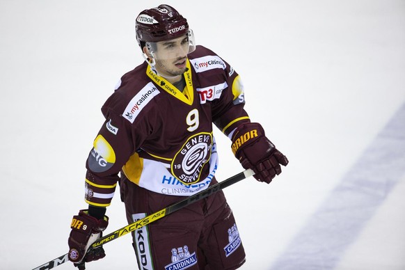 Damien Riat, joueur de Genève-Servette.