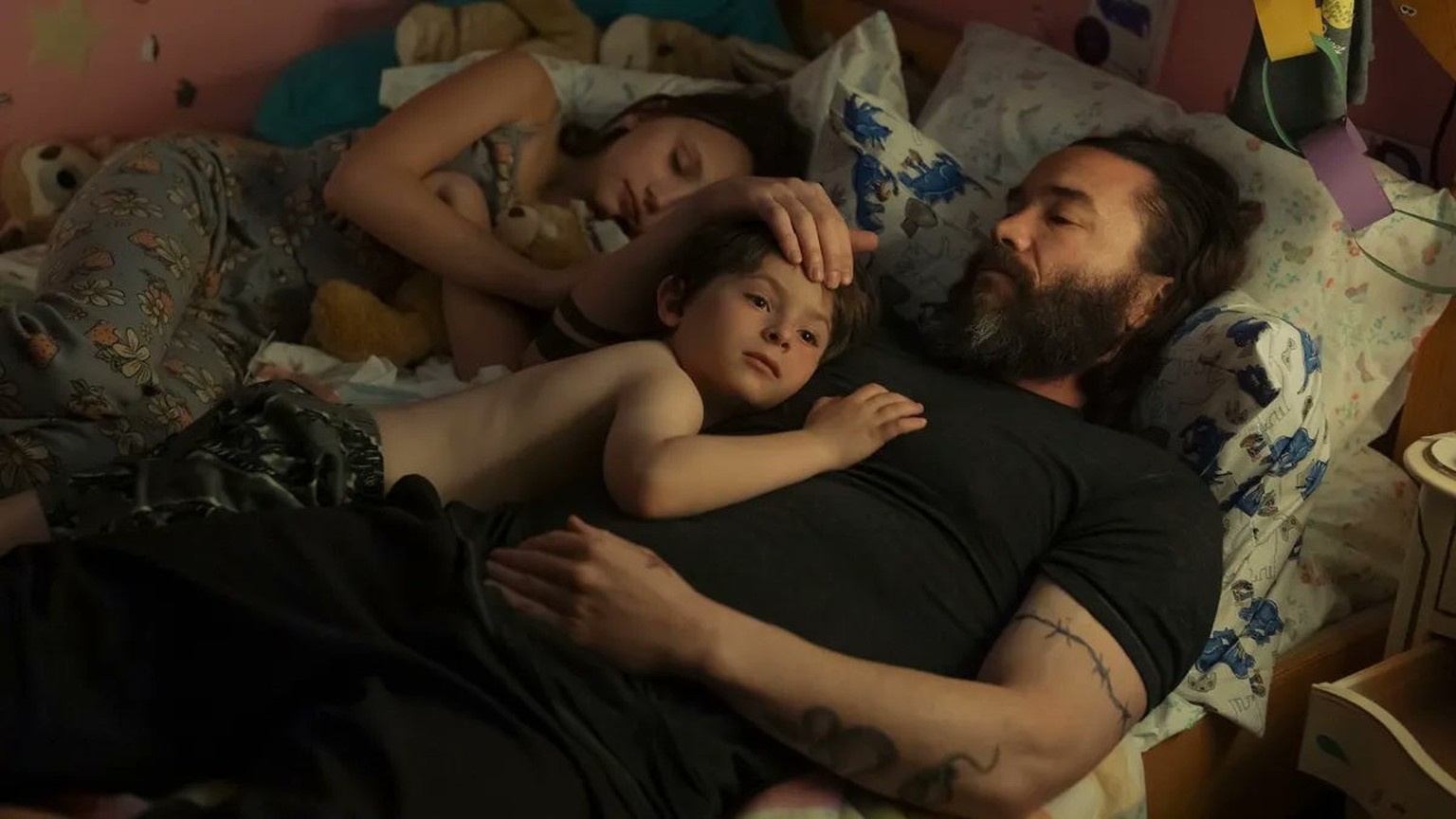 Tom Pelphrey s&#039;avère véritablement touchant en père de famille qui sombre dans l&#039;illégalité.