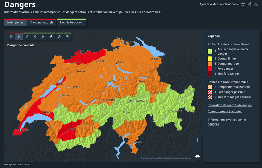 La canicule de juin 2026 et la sécheresse en Suisse romande