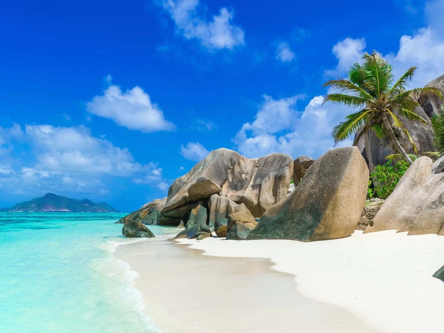 Anse Source d&#039;Argent, aux Seychelles. Parmi les meilleures plages au monde.