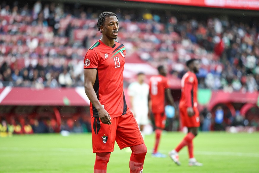 Rabat, Morocco - December 24: Sudan's Ammar Kamal Eldin Tayfour during the Africa Cup Of Nations Group E match between Algeria and Sudan at Moulay Hassan Stadium on December 24, 2025 in Rabat, Mo ...